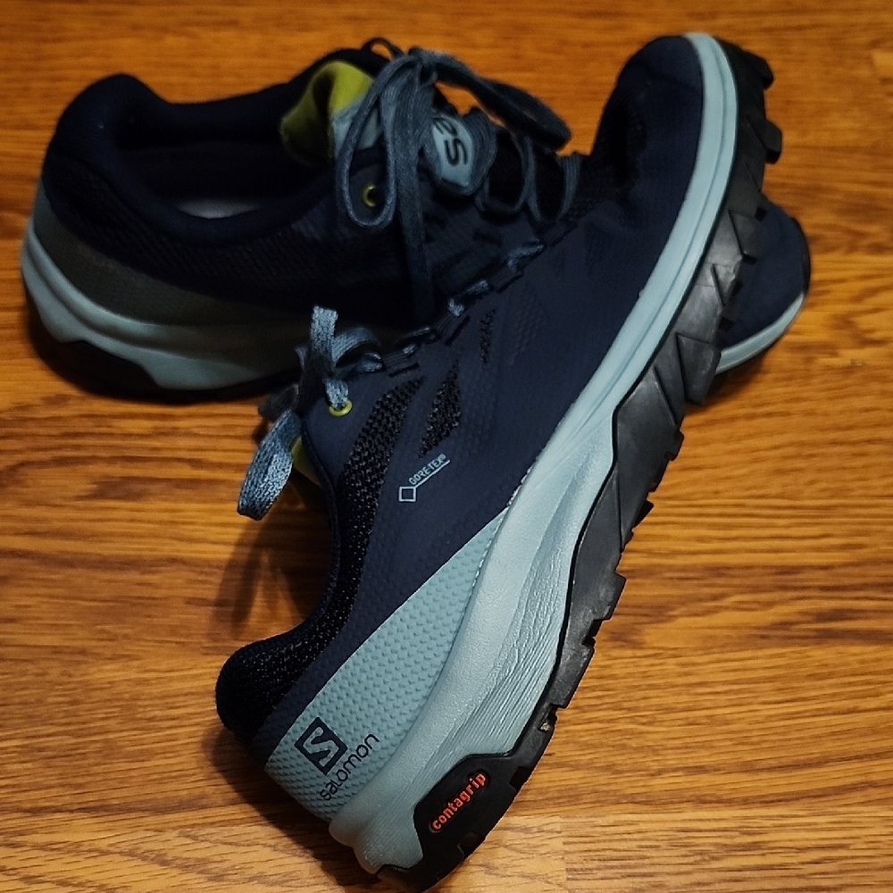 Salomon Navy and Black Athletic Shoes